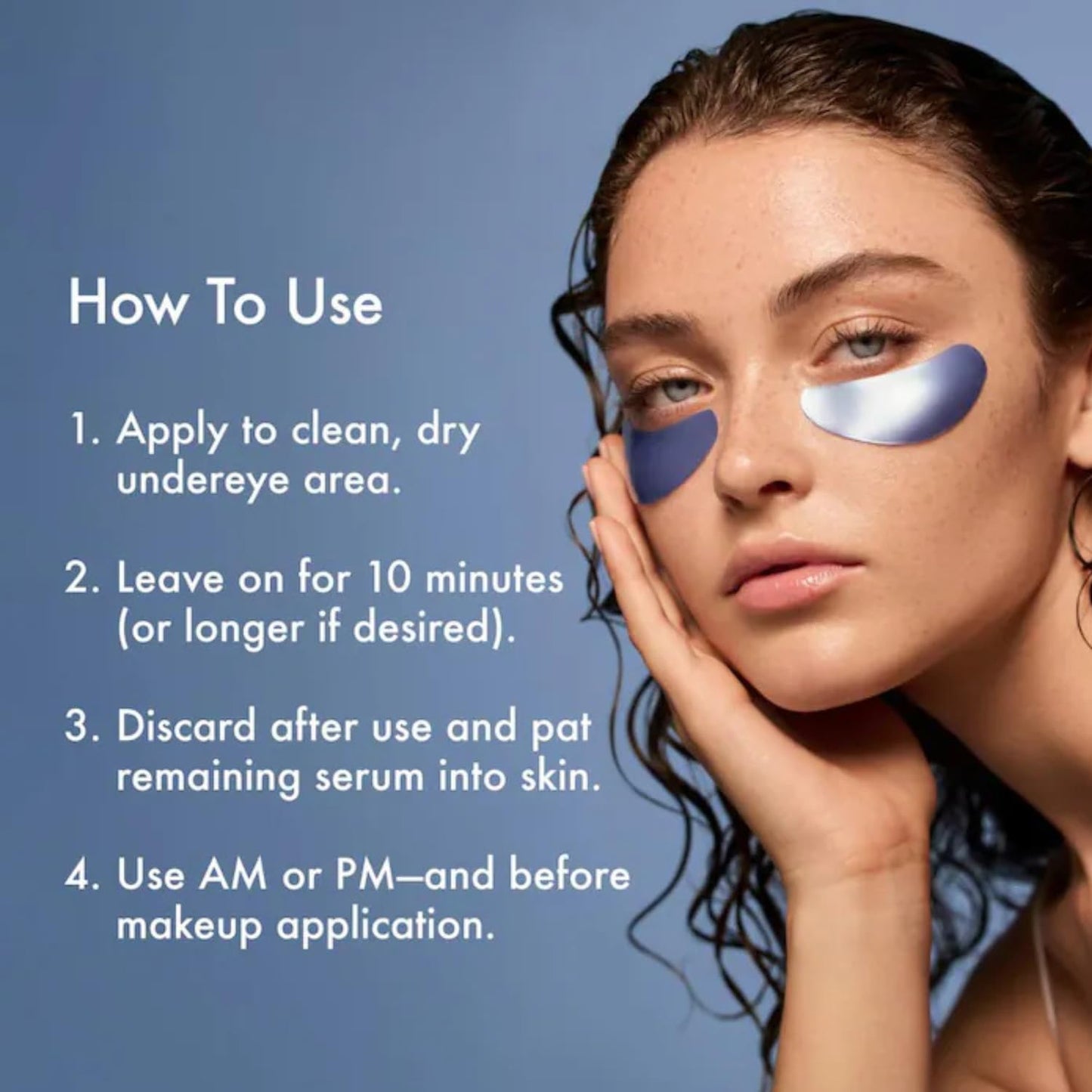 Summer Fridays Jet Lag Under Eye Patches, 6 Pairs – Hydrating & Depuffing Hydrogel Masks with Caffeine & Peptides for Bright Eyes
