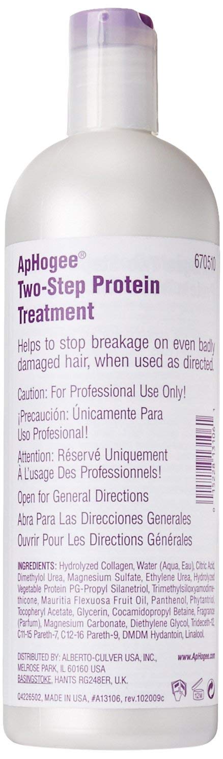 Aphogee Two-step Treatment Protein for Damaged Hair 16 oz.