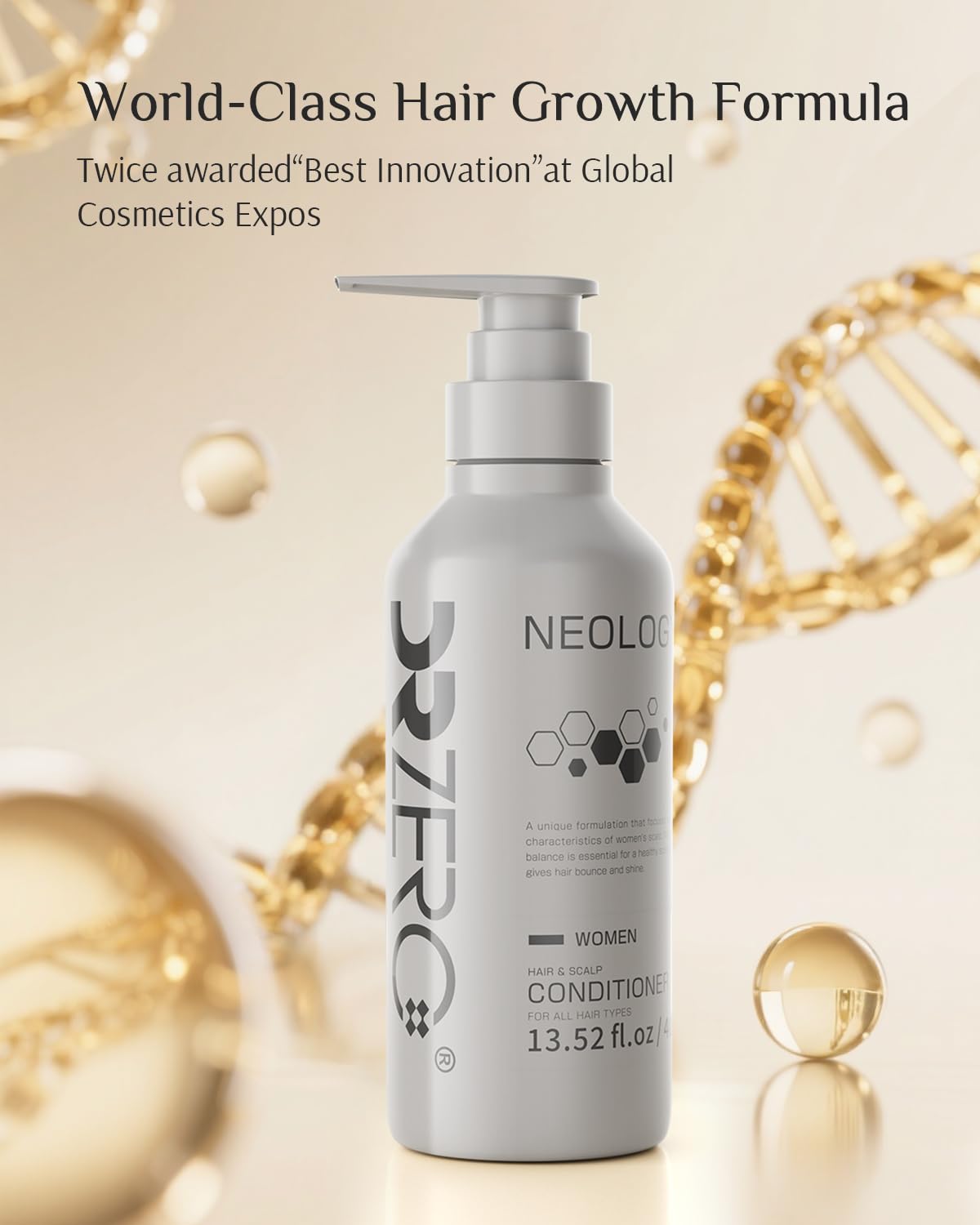 DR ZERO NEOLOGY Hair Growth Conditioner for Women, 13.5 oz – Volumizing & Thickening Formula with Redensyl, Anti Hair Loss & Regrowth Treatment