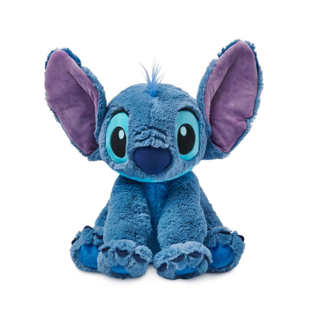 Disney Store Official Stitch Medium Plush Toy – Soft, Cuddly, Fuzzy Texture, Embroidered Details & Floppy Ears, Suitable for All Ages