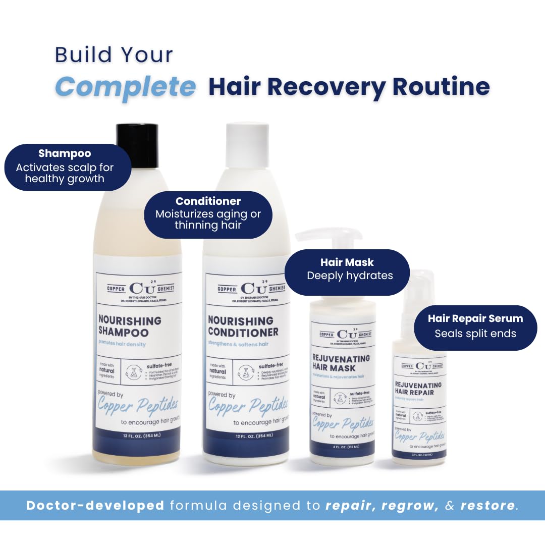 Copper Chemist Anti-Thinning Hair Growth Conditioner | Thickening & Hydrating Formula for Men & Women | Fuller, Stronger, Healthier Hair