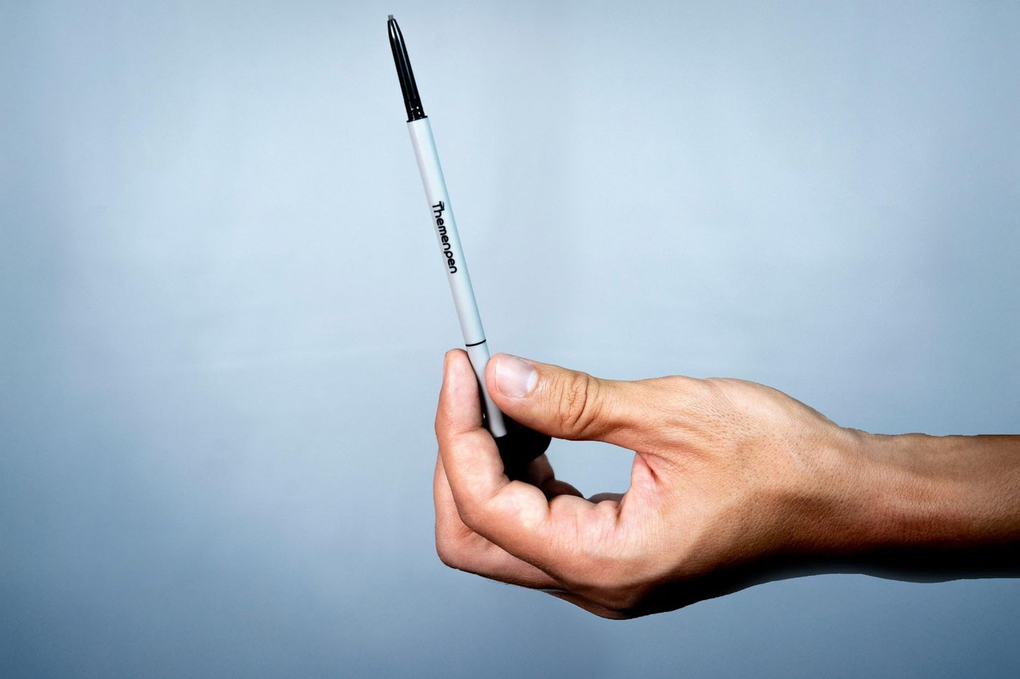 The Men Pen Waterproof Eyebrow & Beard Filler for Men, Anti-Smudge Microblading Pen for Mustache, Beard & Brows, Black, 1 oz (3 Pack)