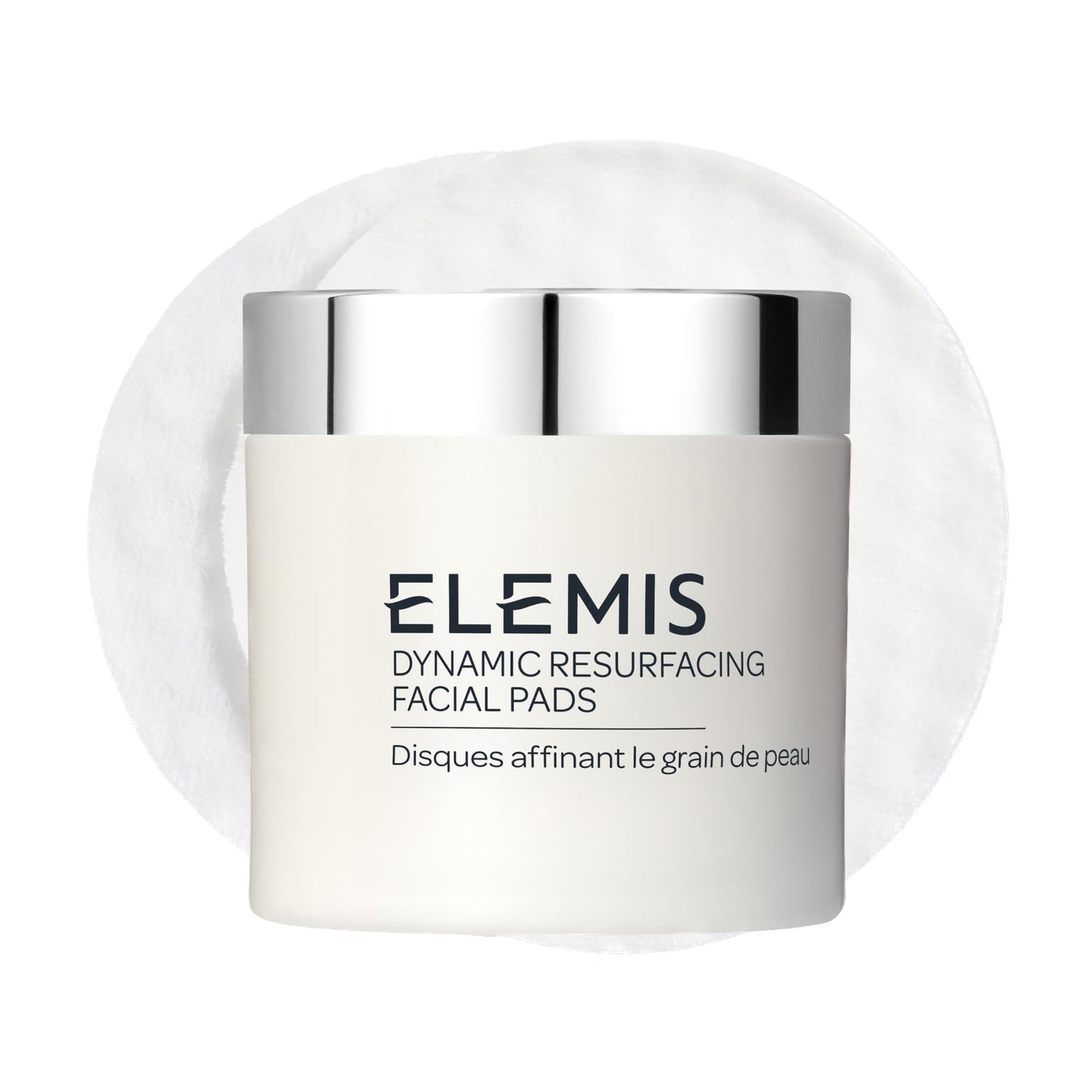 ELEMIS Dynamic Resurfacing Facial Pads - Blackhead Refining Treatment - Gentle Daily Skin Resurfacer - Lactic Acid, Tri-Enzyme - 60-Count Jar