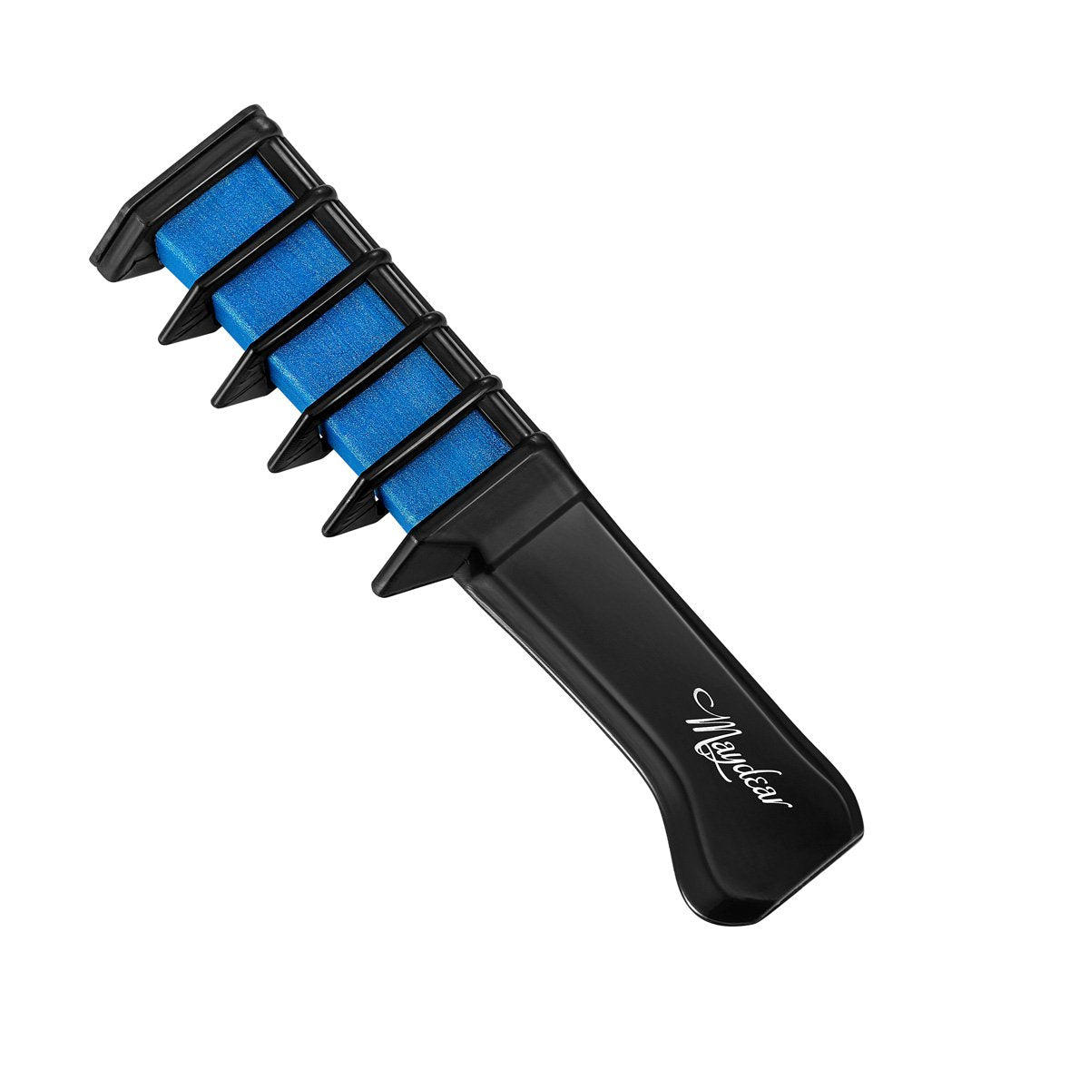 Maydear Temporary Hair Chalk Comb - Non Toxic Hair Color Comb and Safe for Kids - Blue