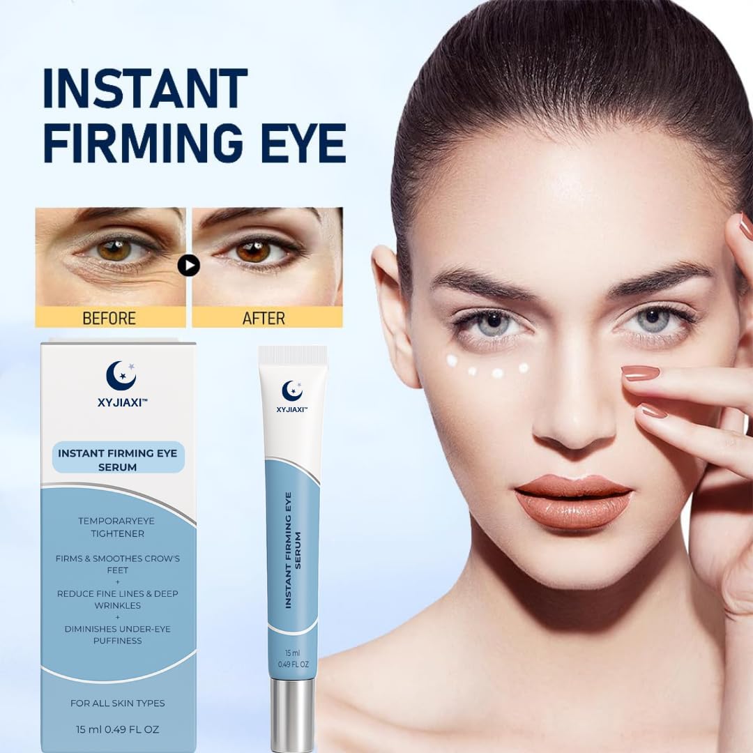 Instant Firming Eye Serum | Targets Under-Eye Bags | 15ml(0.49 oz) | Wrinkles | Dark Circles & Fine Lines | Anti-Aging Formula