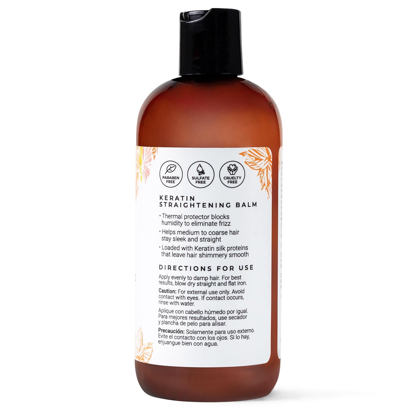 Cibu Keratin Straightening Balm | Heat Protectant | At-Home Treatment | Frizz Prevention | Hair Moisturizer | 4.25 Ounces