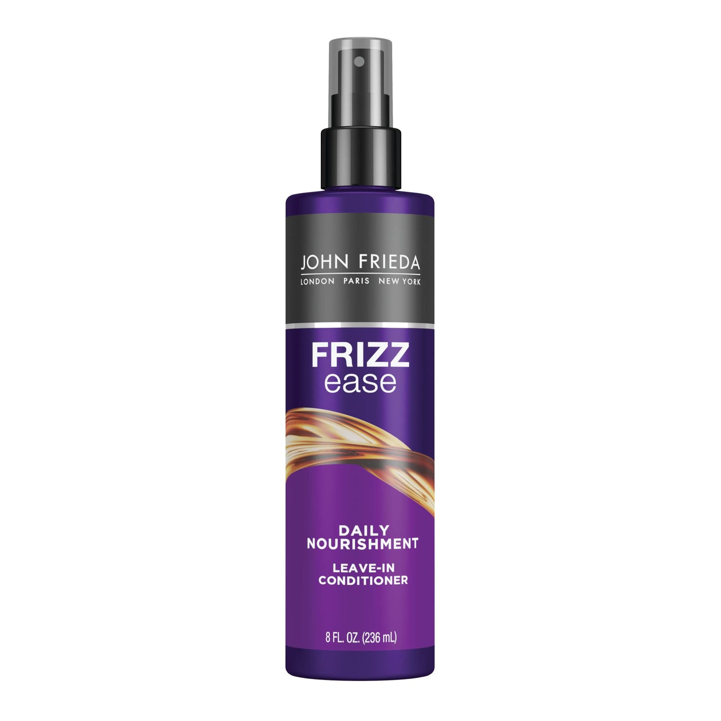 John Frieda Frizz Ease Daily Nourishment Leave-In Conditioner 8 Oz | Detangles, Reduces Breakage & Protects from Heat | With Vitamins A, C, E & Green Tea