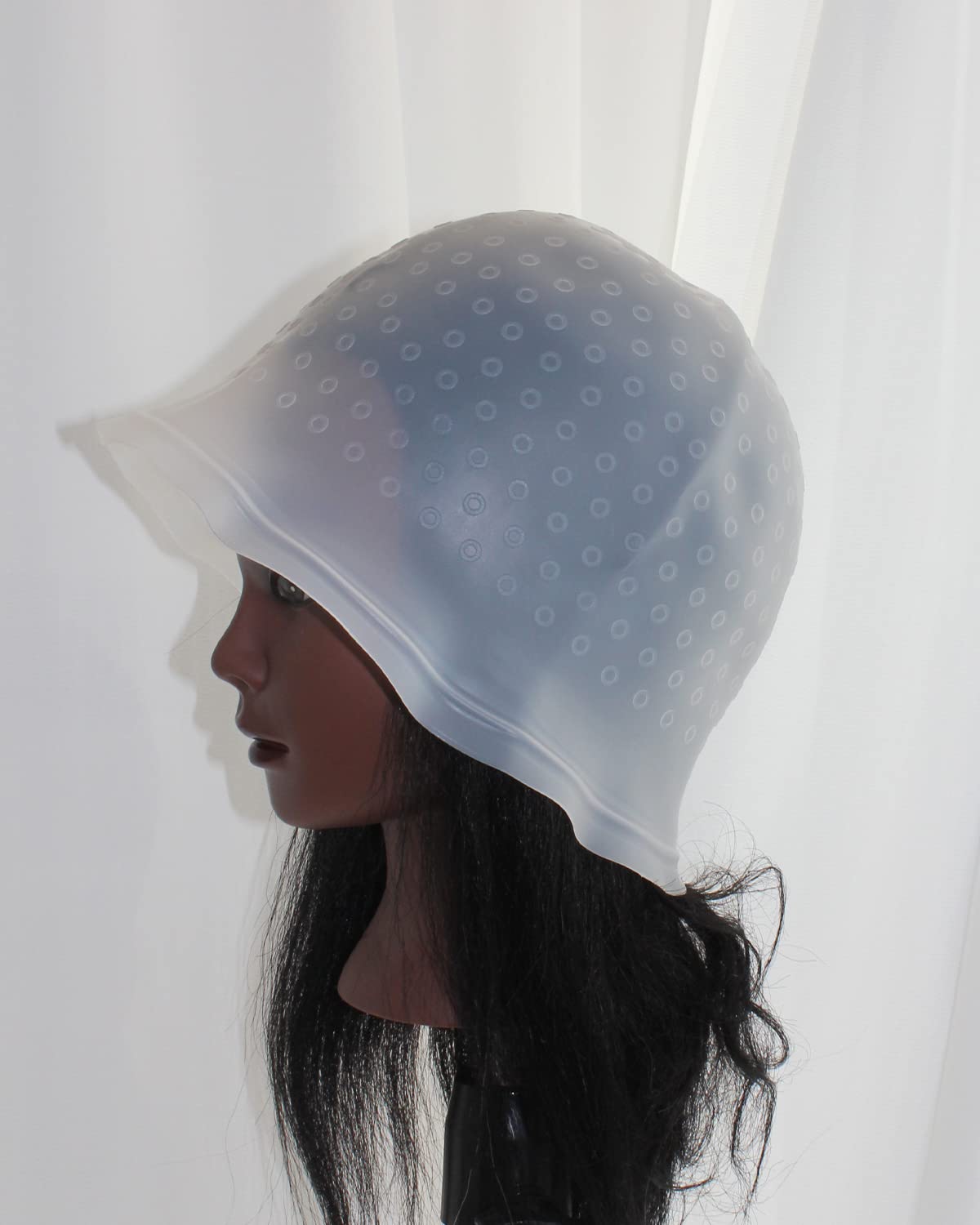 Silicone Highlight Cap Set 2PCS – Reusable Hair Highlighting Caps with Hooks, Professional Salon Hair Coloring & Dyeing Tools for Women & Men