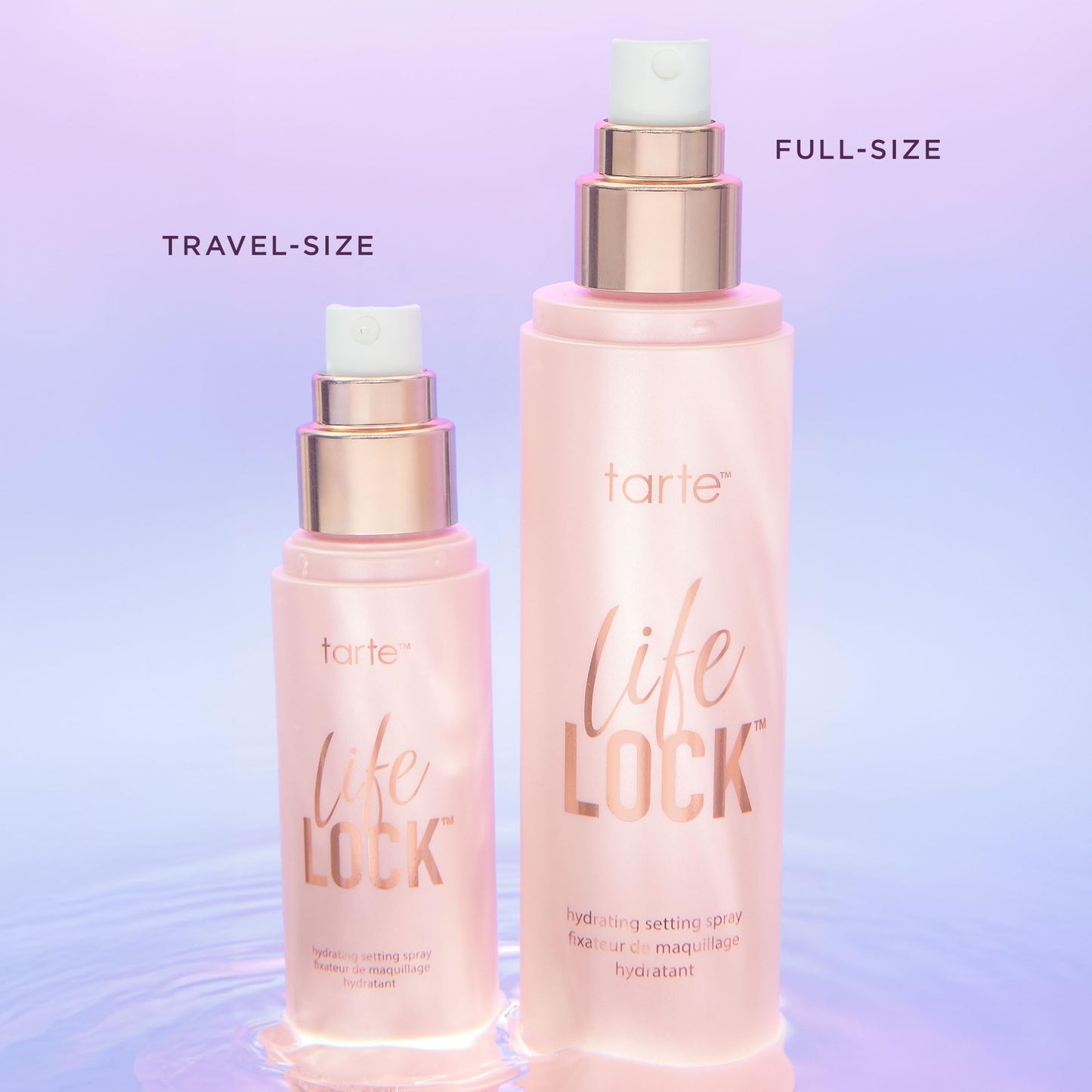 Tarte Life Lock 10-in-1 Hydrating Setting Spray – Weightless Mist with Hyaluronic Acid, Locks Makeup, Waterproof, Sweatproof, Vegan