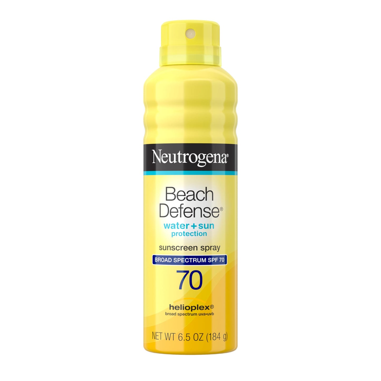 Neutrogena Beach Defense SPF 70 Sunscreen Spray - Broad Spectrum Sun Protection for Face & Body, Water-Resistant, Fast-Absorbing, 6.5 fl oz