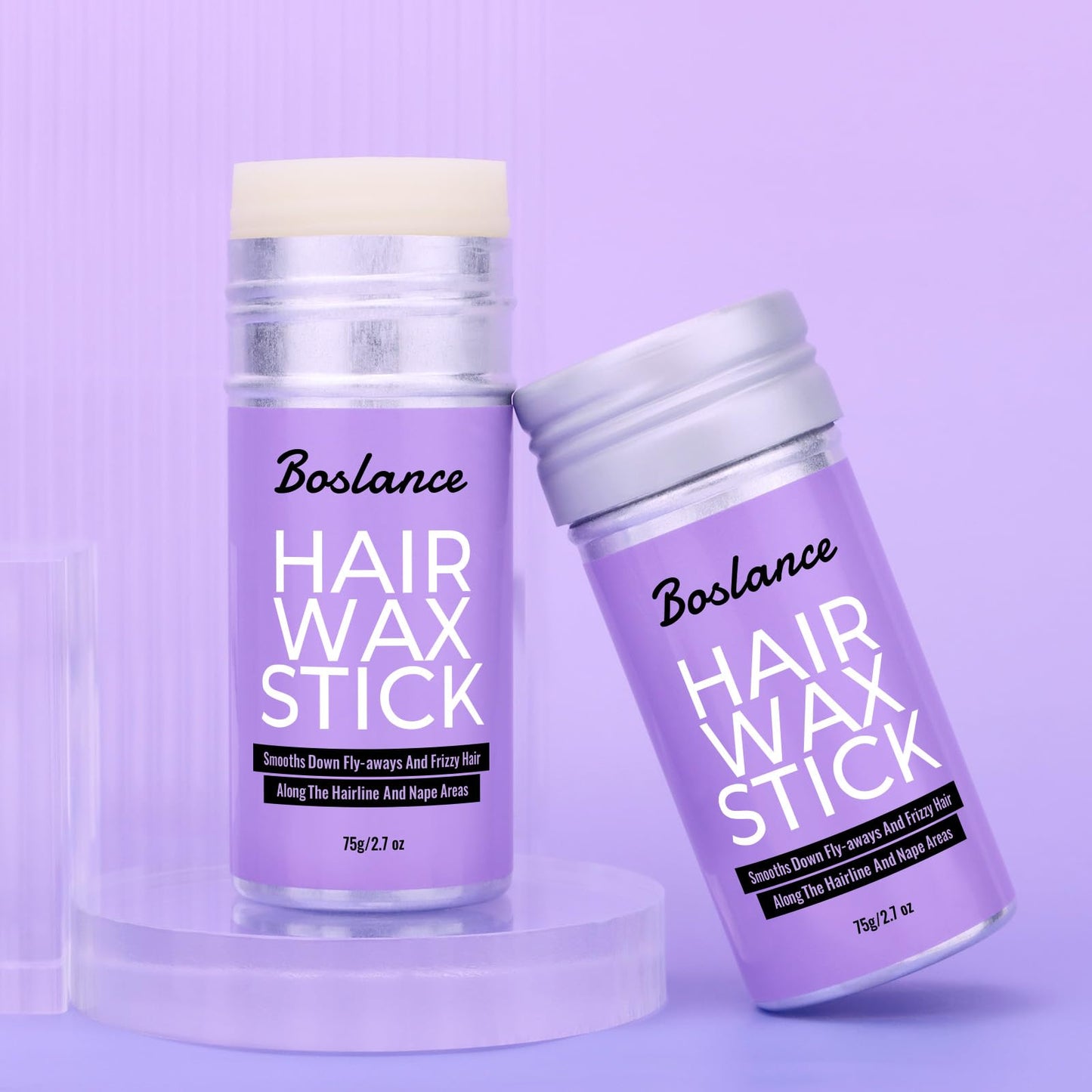 Boslance Hair Wax Stick – Strong Hold, Matte Finish, Easy Application, Long-Lasting Styling for All Hair Types, Travel-Friendly