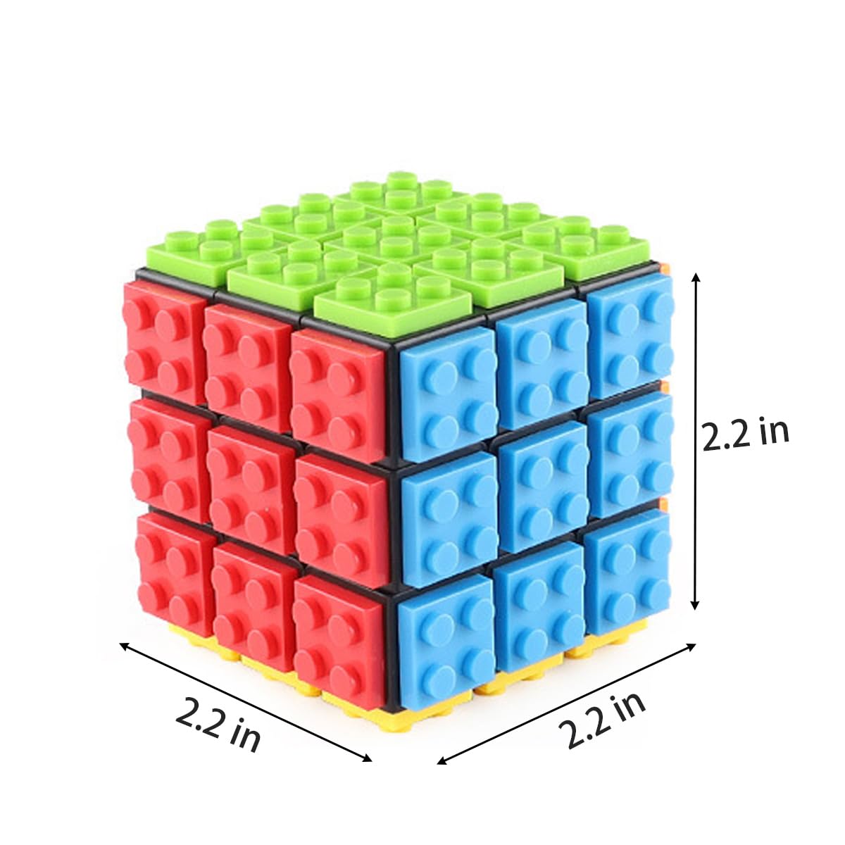 AMAZA 3x3 Speed Cube Stress Relief Toys Black 3x3x3 Magic Cube Puzzles Toy Sturdy and Smooth Cubes Toy Game Puzzle Toys for Kids and Adults