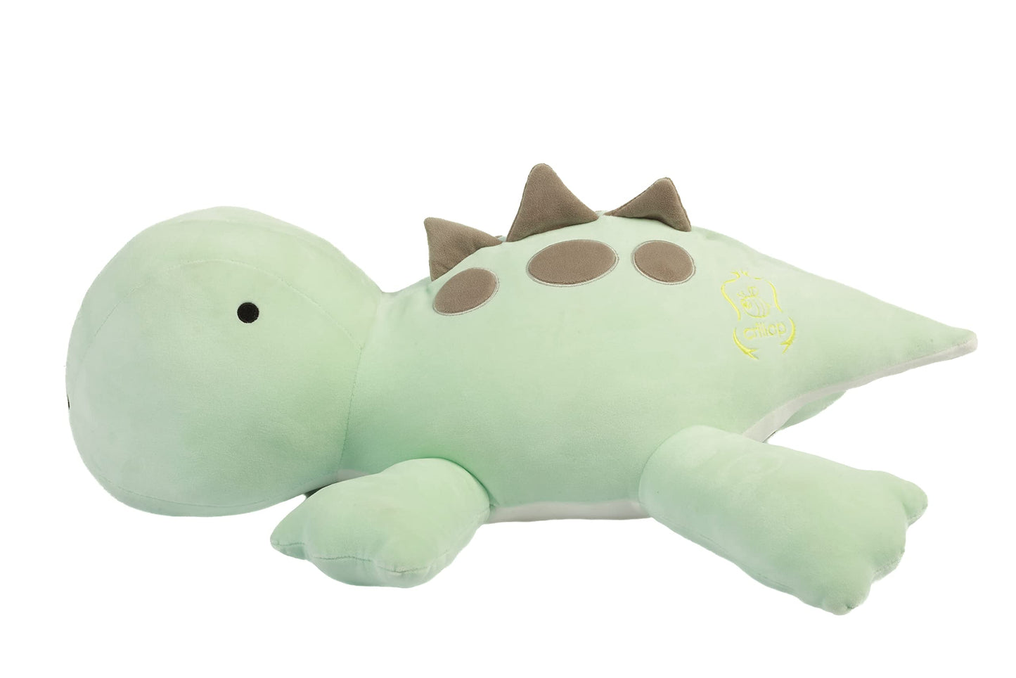 4LB Cute Weighted Stuffed Animals Plush - 24 inch Soft Weighted Dinosaur Plush Toy Pillow for Adults and Children (Green Dinosaur)