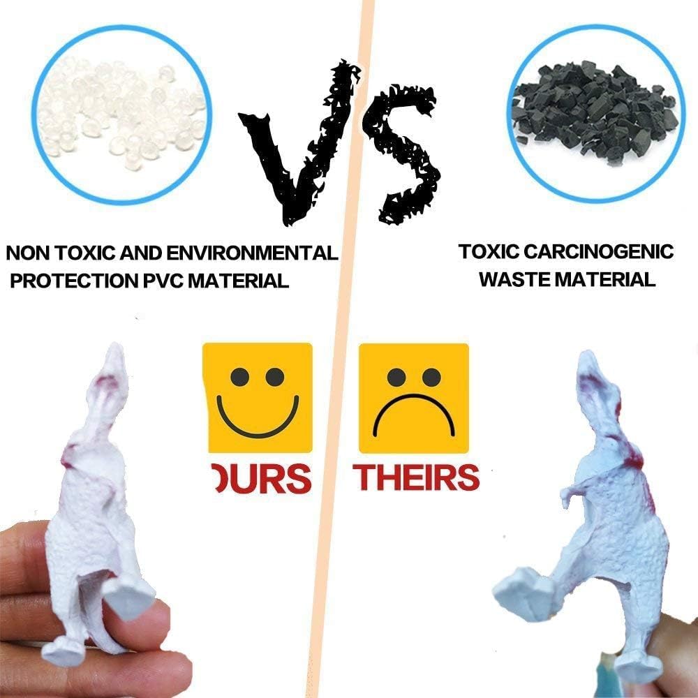 OuMuaMua Dinosaur Toys 78-Pack – Mini Plastic T-Rex, Stegosaurus & Monoclonius Figures for Kids, Birthday Party Favors & Holiday Gifts