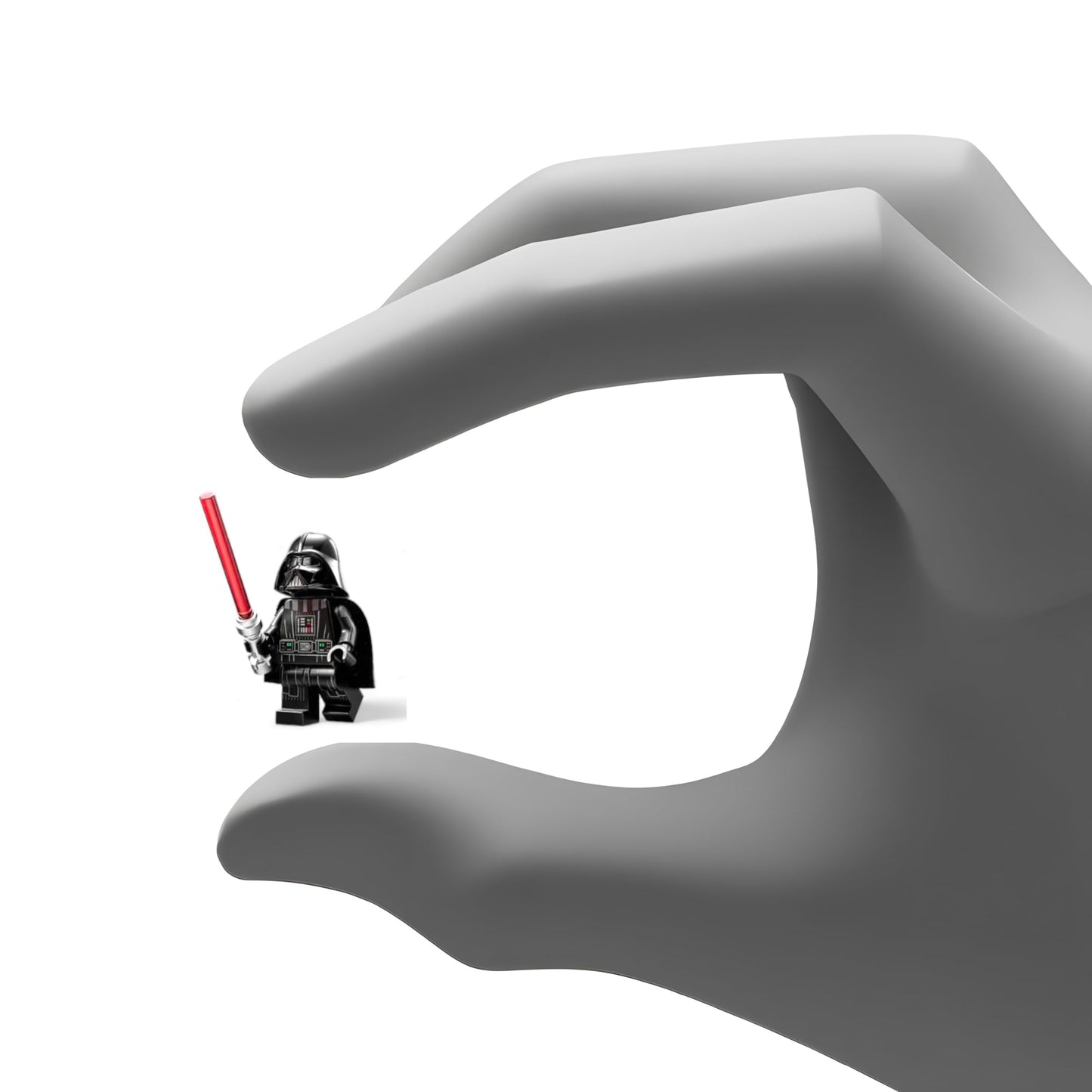 LEGO Star Wars: Darth Vader Minifigure with Lightsaber and Extra Black Cape