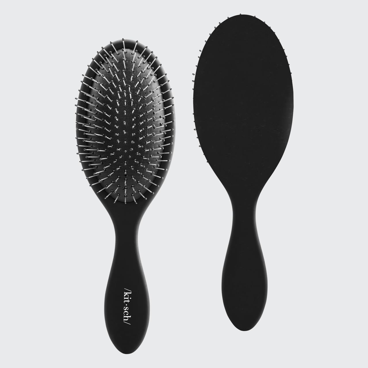 Kitsch Detangler Hair Brush for Wet & Dry Hair – Flexible Bristles for Curly, Straight, Thick, or Fine Hair – Gentle Detangling for Women, Men & Kids