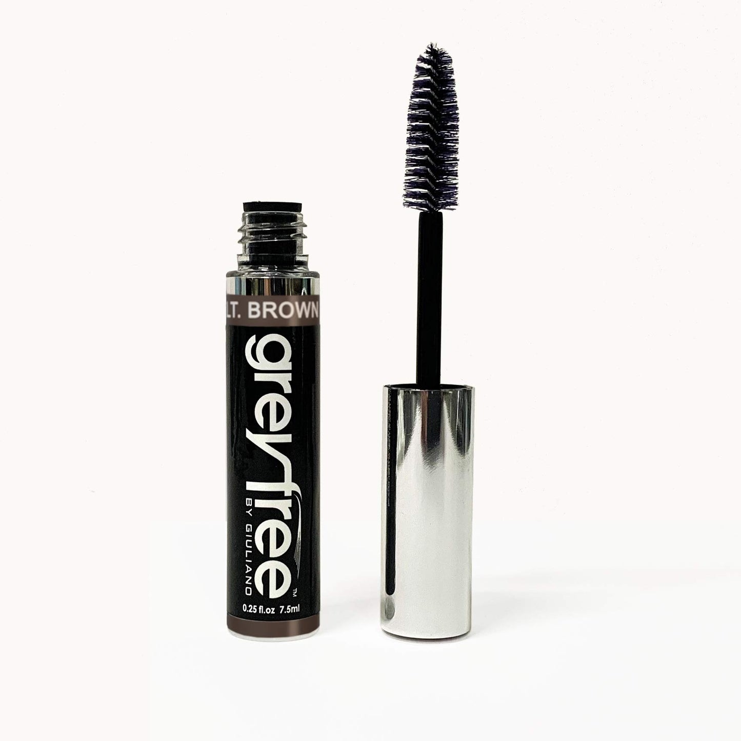 Root touch up, temporary hair color to cover gray hairlines, eyebrows, Mustache & Beards Greyfree 2 PACK (LIGHT BROWN)