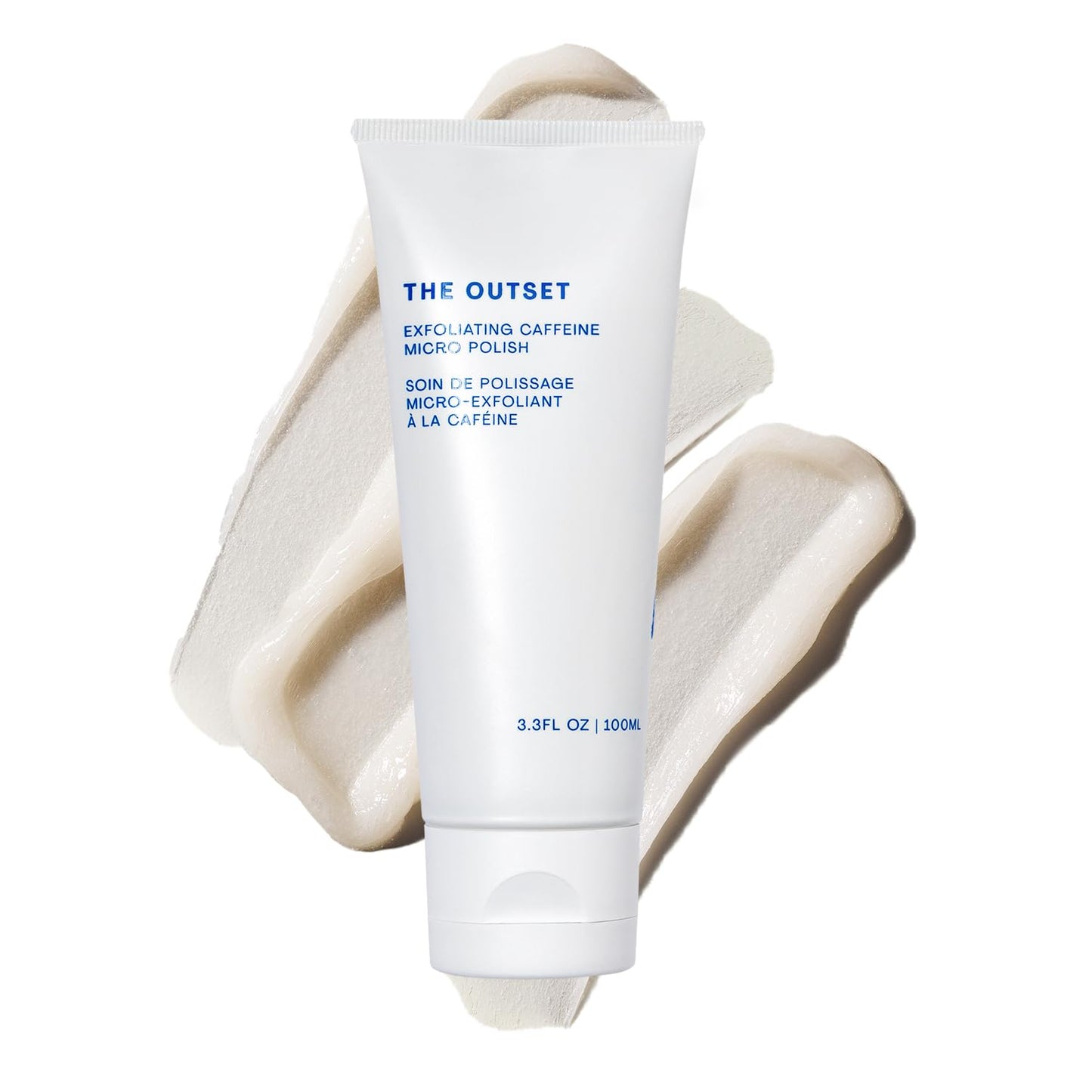 The Outset Exfoliating Caffeine Micro Polish – Gentle, Fragrance-Free Face Scrub for All Skin Types, Vegan & Gluten-Free, 3.3 fl oz