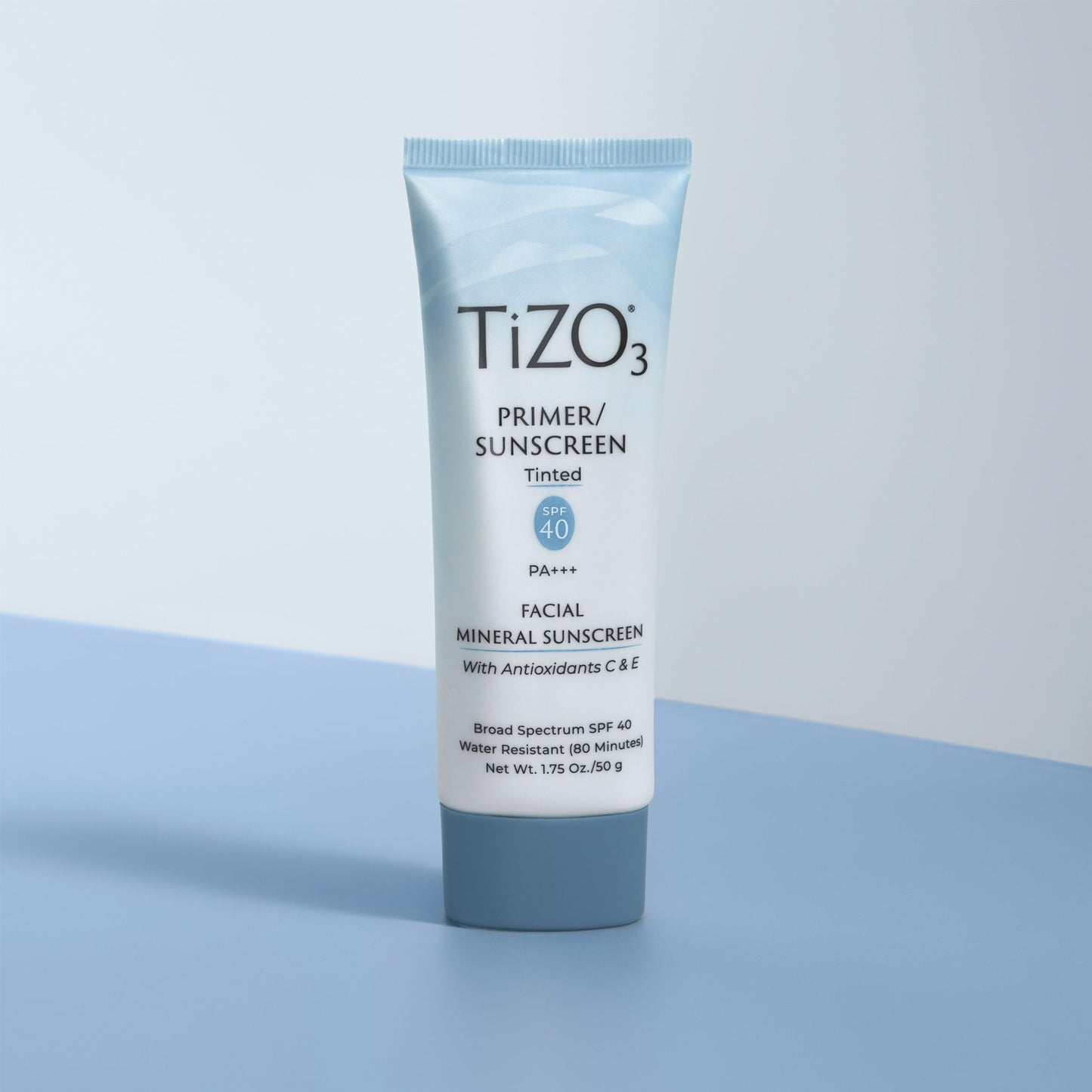 TiZO3 Tinted Mineral Sunscreen & Primer SPF 40 – Sheer Matte, Oil-Free, Fragrance-Free, Antioxidants, PA+++, Dermatologist-Recommended 1.75 oz