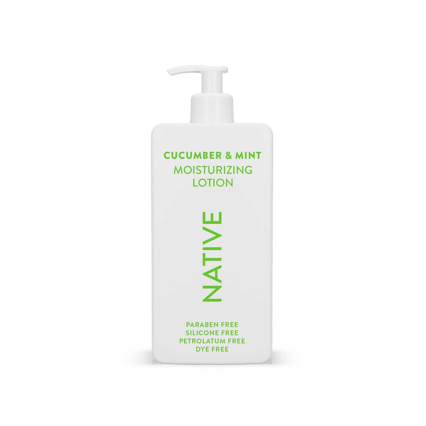 Native Body Lotion Contains Naturally Derived Plant-Based Moisturizers for Women and Men | Restores Dry Skin, Cucumber & Mint, 16.5 fl oz