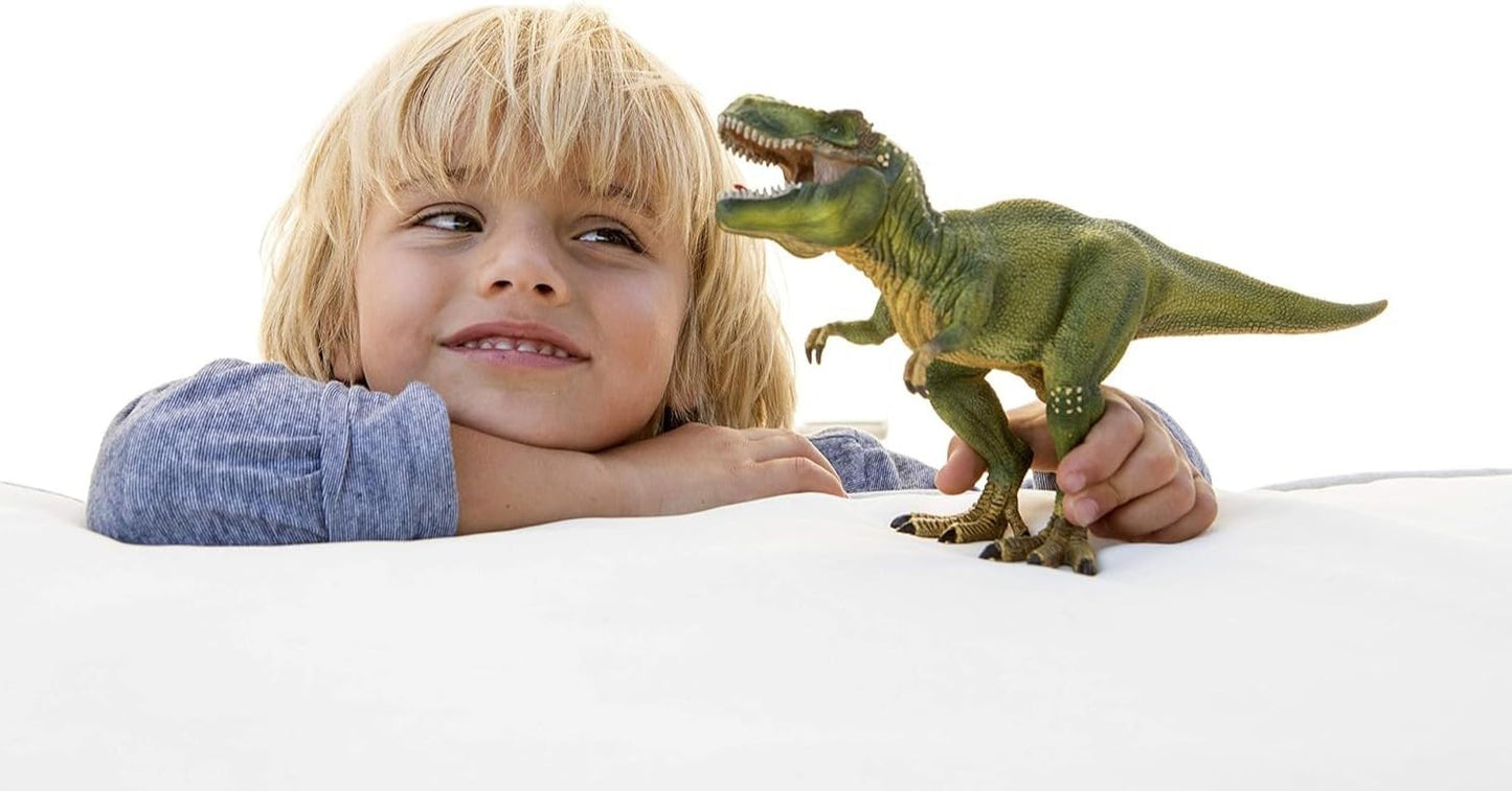 Schleich T-Rex Dinosaur Toy, 11" Tyrannosaurus Rex Action Figure with Movable Jaw – Realistic Dino Figurine for Kids 5+