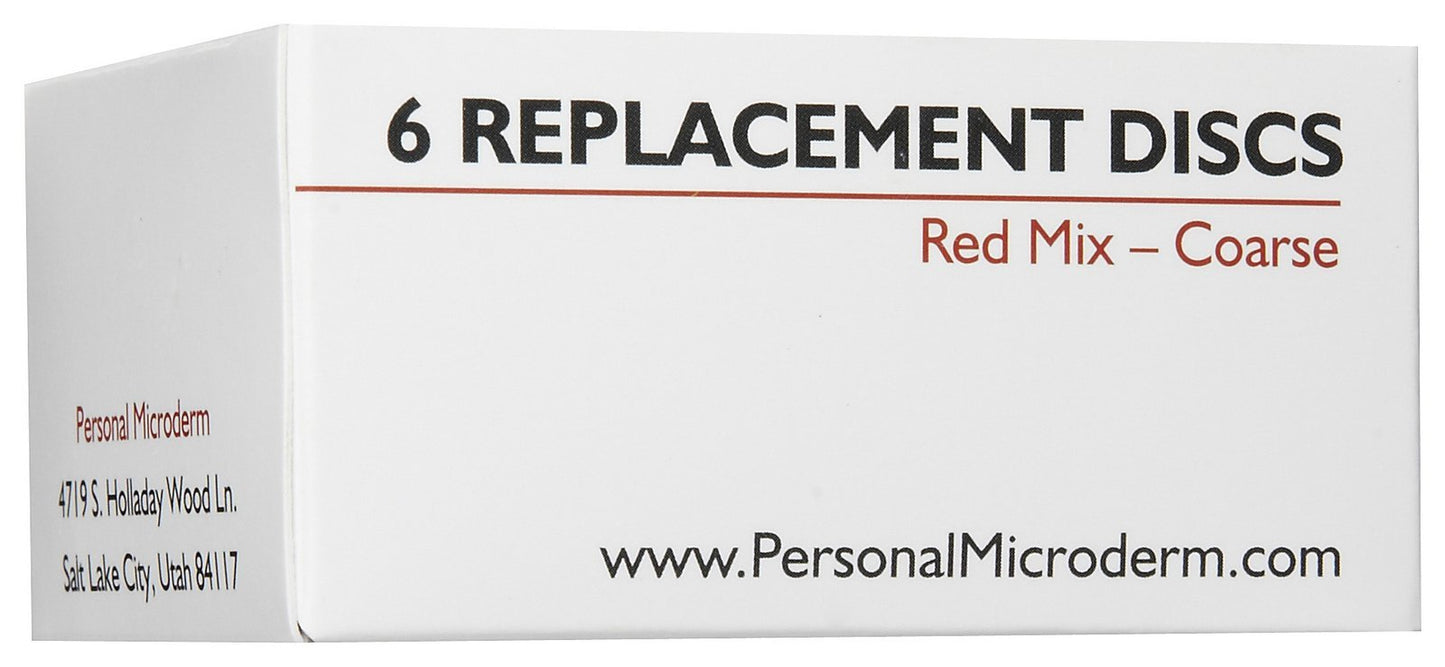 PMD Personal Microderm Replacement Discs - Includes 6 Discs and 1 Filter - For Use With Classic, Plus, Pro, Man, and Elite