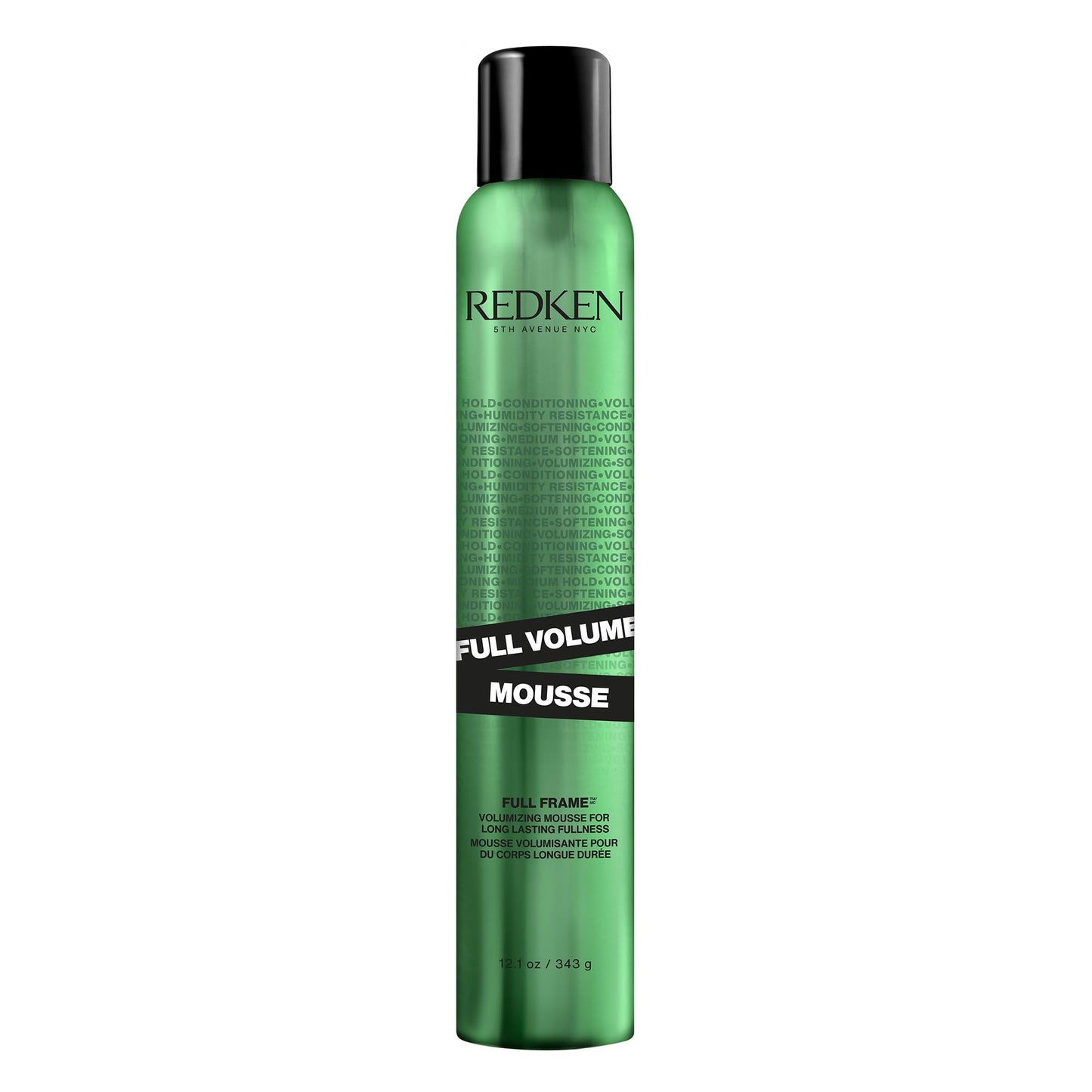 Redken Full Volume Mousse For All Hair Types - Volumizes and Moisturizes Hair, Protects Against Heat & Damage, 12 oz