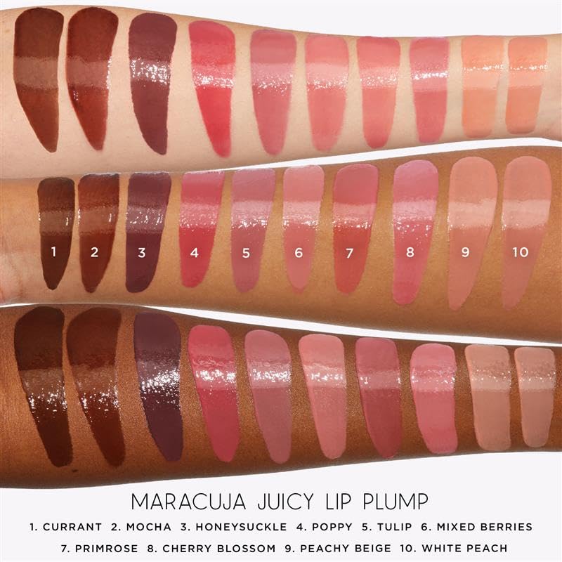 tarte Maracuja Juicy Lip Plump – Hydrating & Volumizing Vegan Lip Gloss Balm with Hyaluronic Acid & Vitamin E