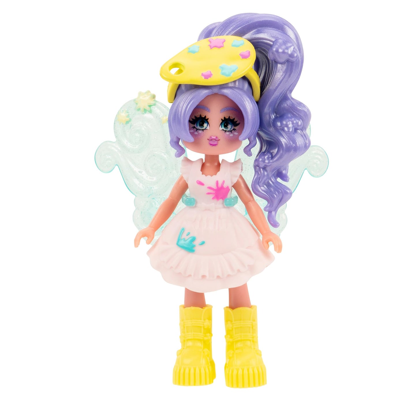 Royale High 3” School Spirit Fashion Pack: Art Light Series 1-1 Doll with 15 Accessories, Wings to Rings, Virtual Code, Kids Ages 5+
