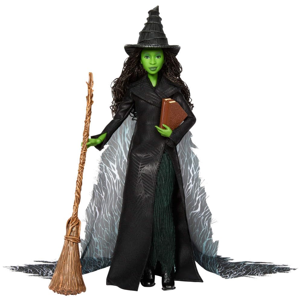 Mattel Universal Pictures' Wicked: for Good Deluxe Elphaba Fashion Doll with Removable Outfit & 4 Accessories, Inspired by The Movie