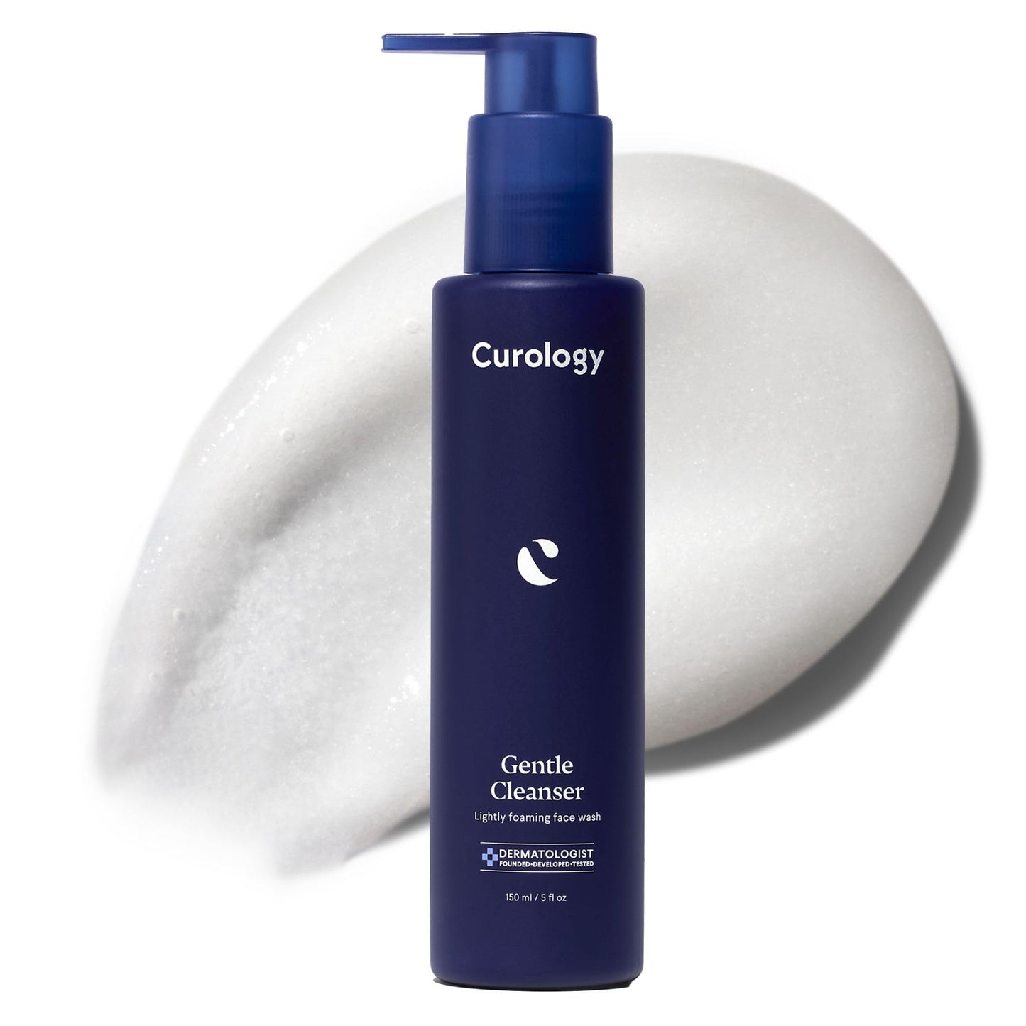 Curology Gentle Facial Cleanser, Hydrating Foaming Face Wash, for Sensitive, Dry or Oily Skin Types, 5 fl oz