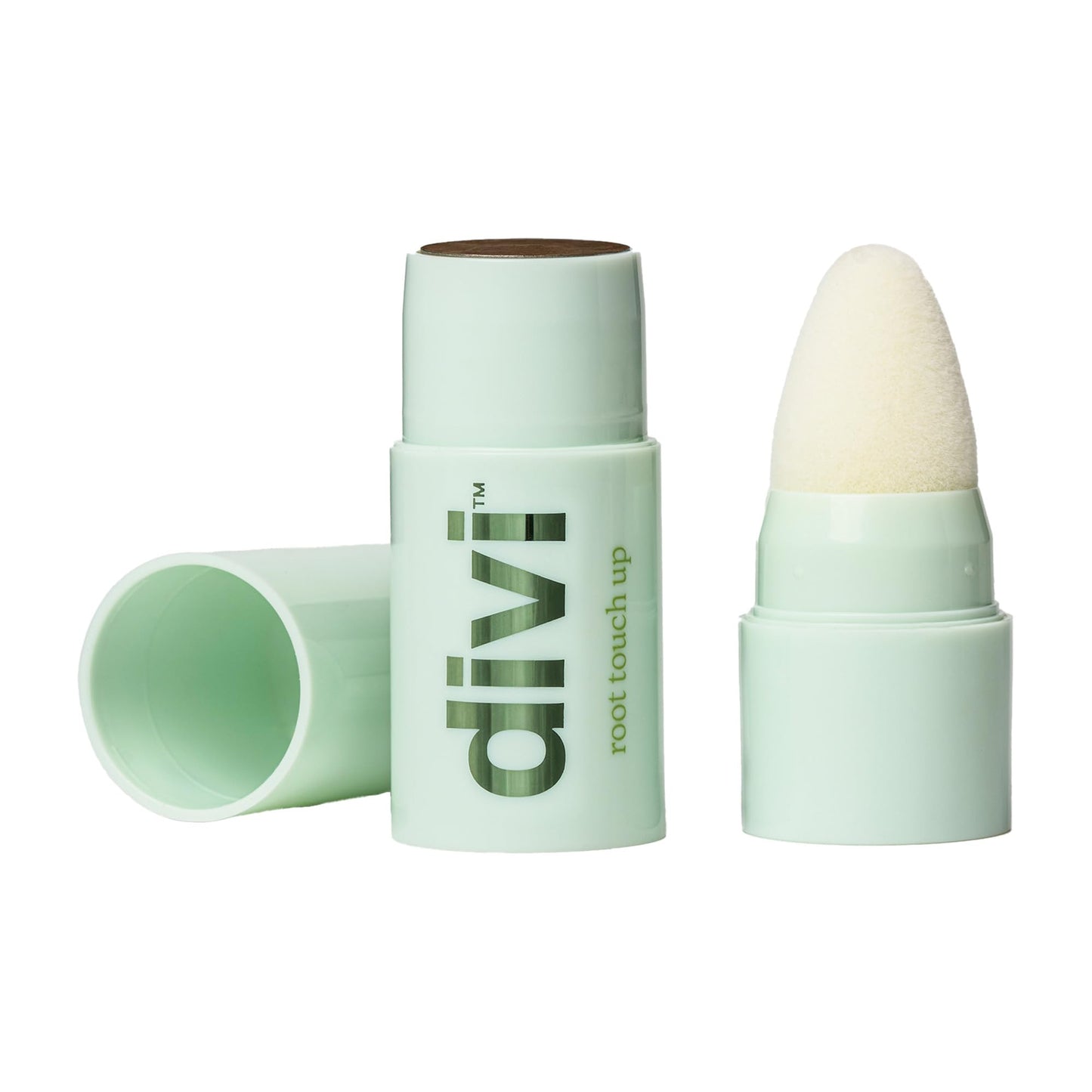 Divi Root Touch Up Powder for Gray Hair Coverage, Dark Brown