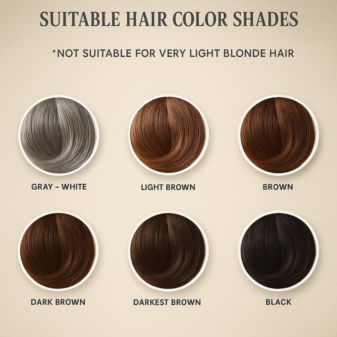 BATCI Hair Concealer for Thinning Hair – Root Touch Up & Filler Cream for Men & Women – Instantly Covers Bald Spots & Gray Roots, 30ml