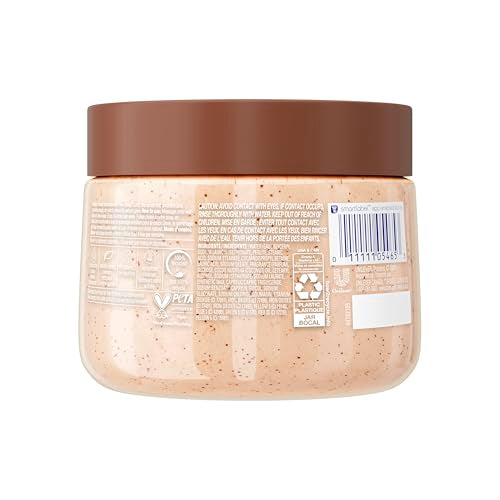 Dove Brown Sugar and Coconut Butter Body Scrub Exfoliates and Deeply Nourishes for Smooth, Radiant Skin 15 oz