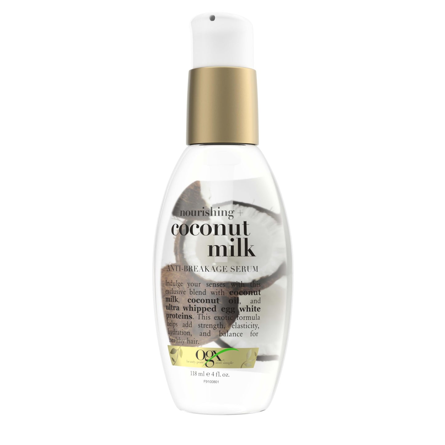OGX Nourishing + Coconut Milk Anti-Breakage Serum, 4 Fl Oz