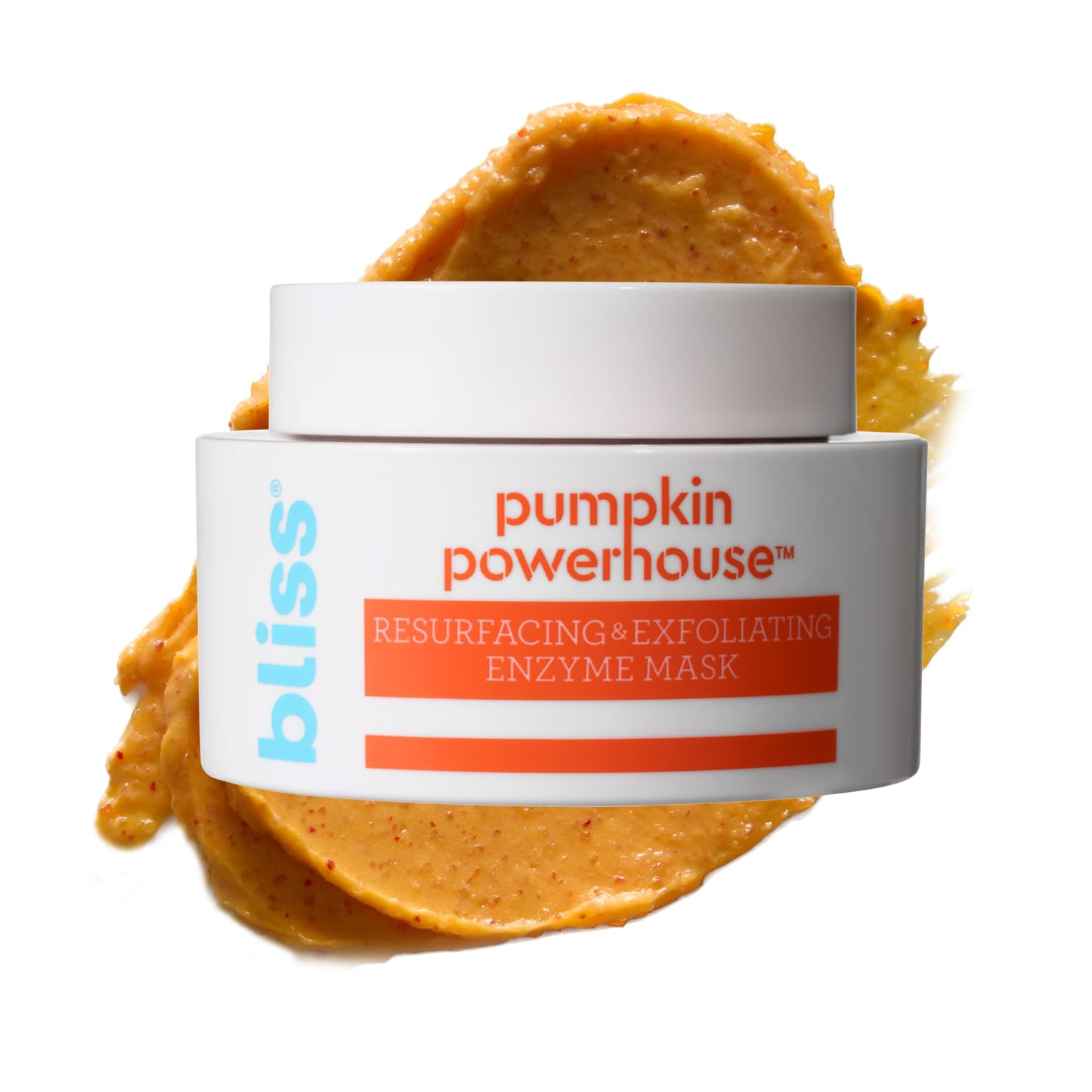Bliss Pumpkin Powerhouse Enzyme Mask – 10% AHA with Prebiotics & Hyaluronic Acid for Smooth, Glowing Skin, Vegan & Cruelty-Free, 1.7 oz