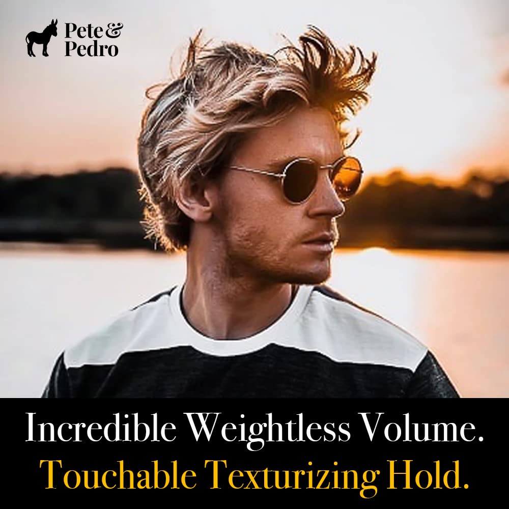 Pete & Pedro SALT Sea Salt Spray for Men & Women | Adds Volume, Texture, Thickness & Light Hold | Texturizing Hair Spray | 8.5 oz | Shark Tank Brand