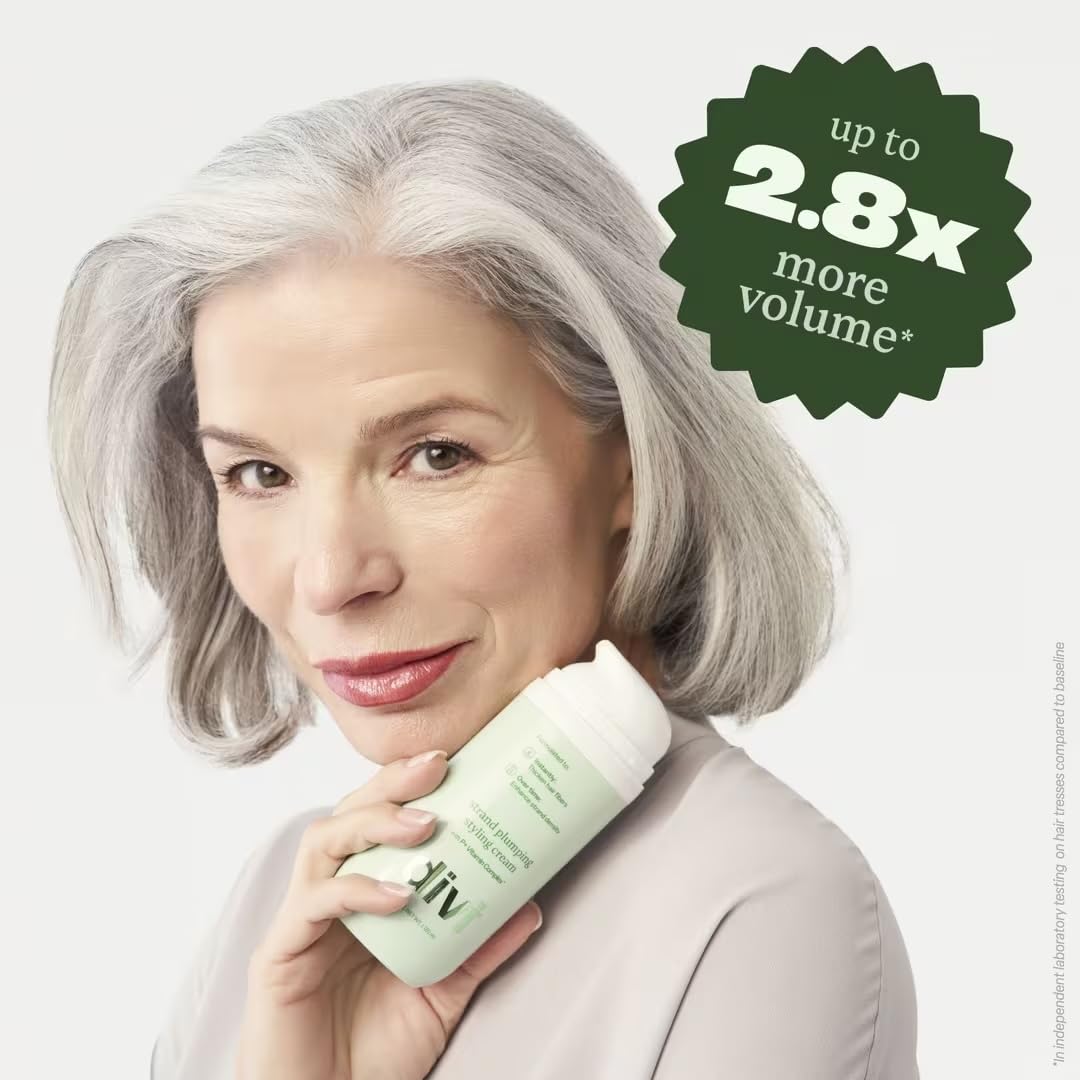 divi Strand Styling Cream, Hair Thickening Treatment for Fine Hair, Volumizing and Frizz Control