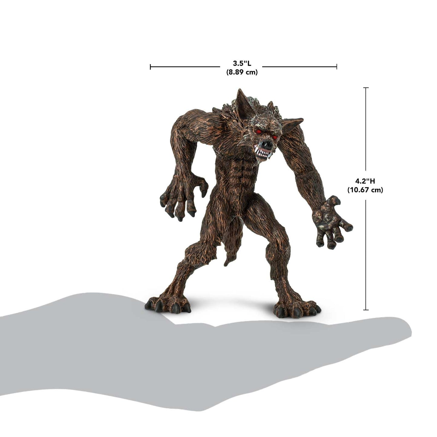 Safari Ltd. Werewolf Figurine - Detailed 4" Mythical Creature Figure - Educational Toy for Boys, Girls, and Kids Age 3+