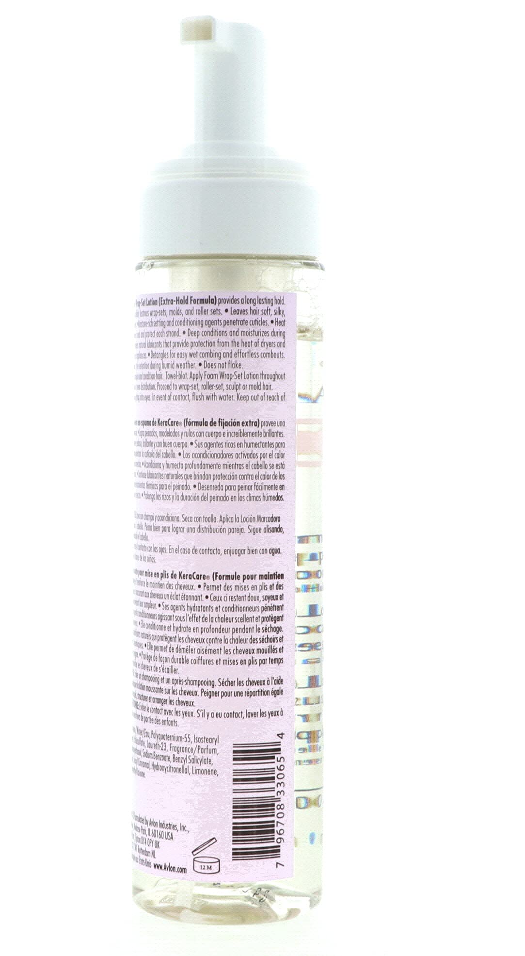 Avlon Kera Care Foam Wrap-Set Lotion Extra Hold 8oz
