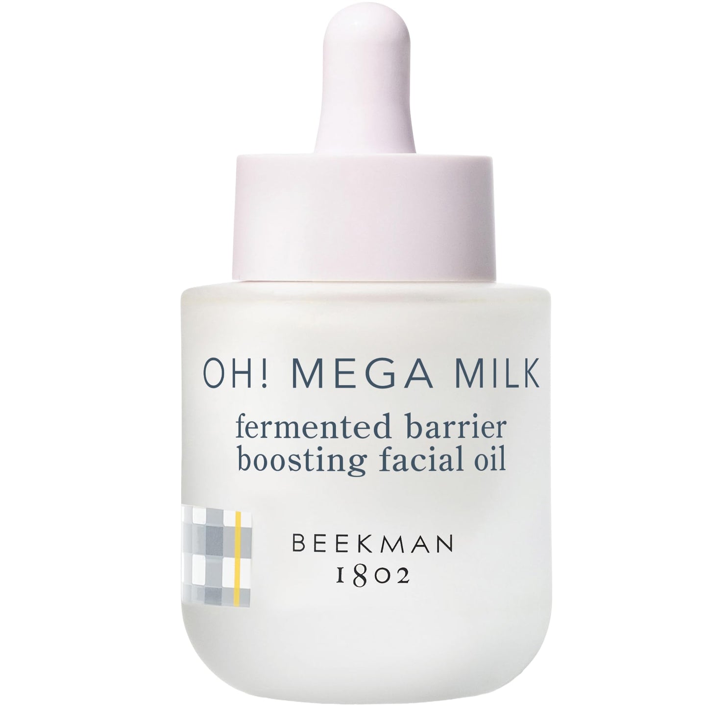 Beekman 1802 Oh Mega Milk Facial Oil with Vitamin C & Niacinamide – Hydrating, Brightening, Barrier-Repair Serum for Sensitive Skin, Fragrance-Free