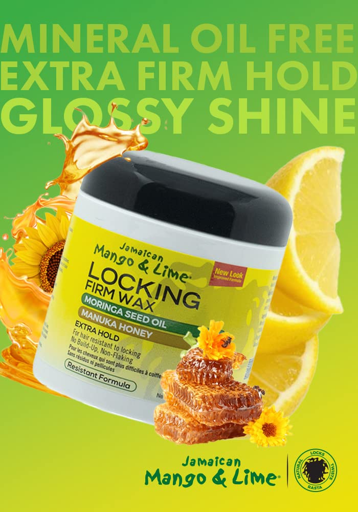 Jamaican Mango & Lime Locking Firm Hair Wax 6 oz