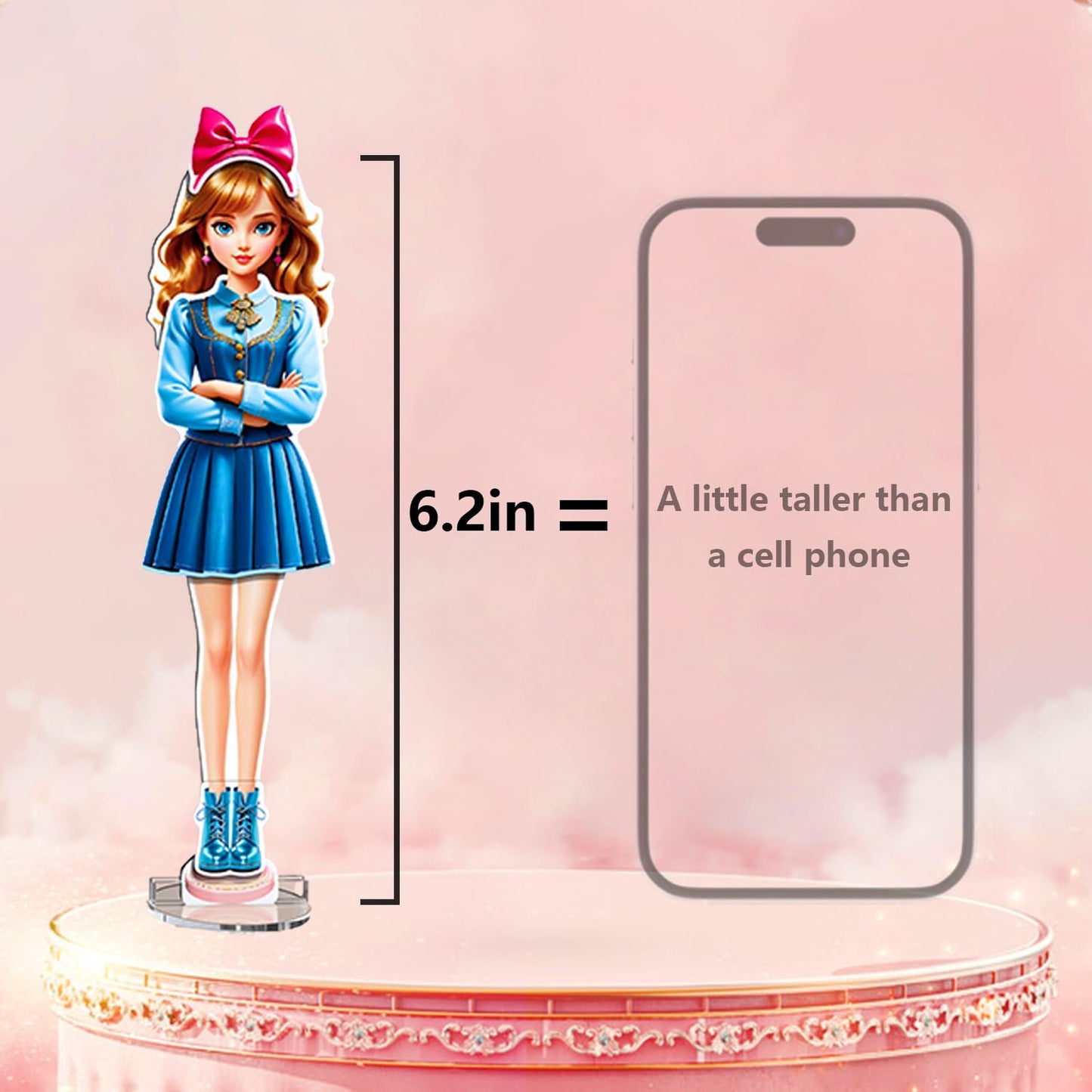 Magnetic Dress-Up Princess Dolls for Girls – Travel-Friendly Magnet Paper Dolls, Creative Learning & Imaginative Play, Birthday Gift