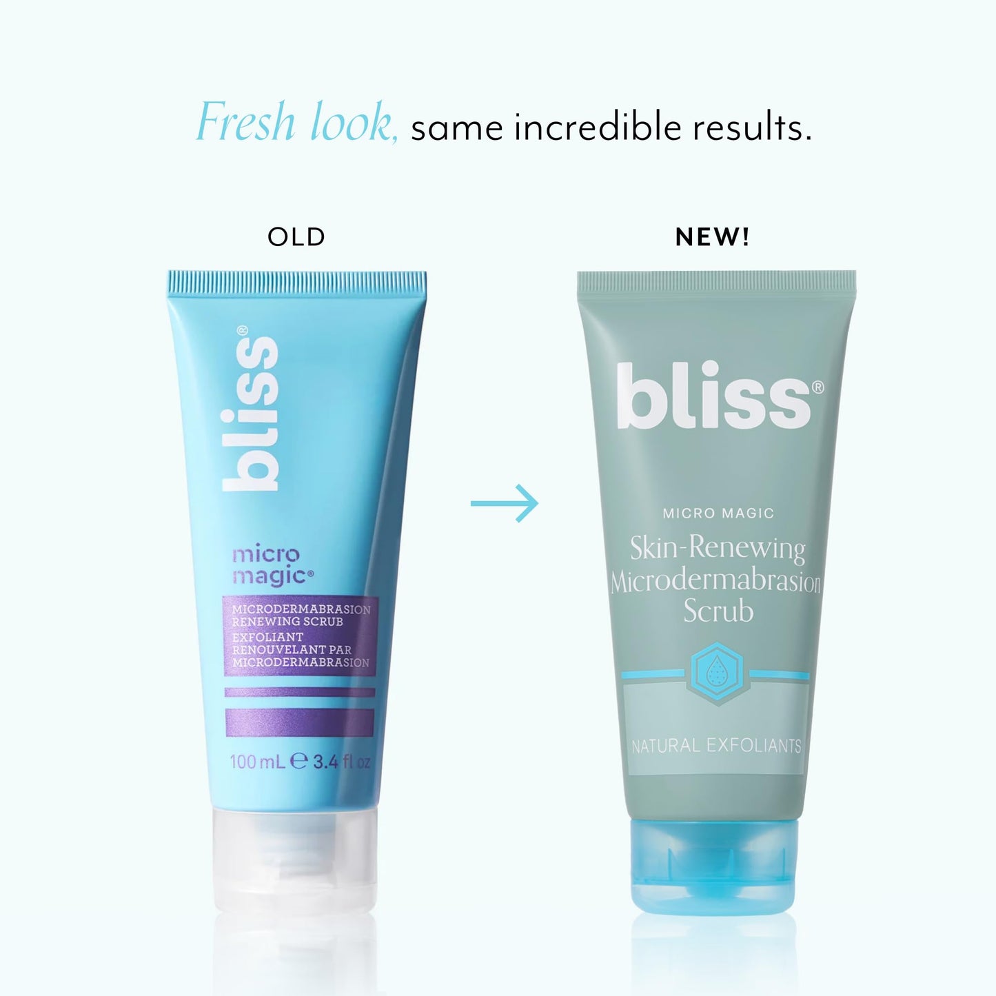 Bliss Micro Magic Skin-Renewing Microdermabrasion Scrub – Volcanic Pumice & Kaolin Clay Exfoliator for Smooth, Bright, Pore-Tightened Skin, 3.4 fl oz