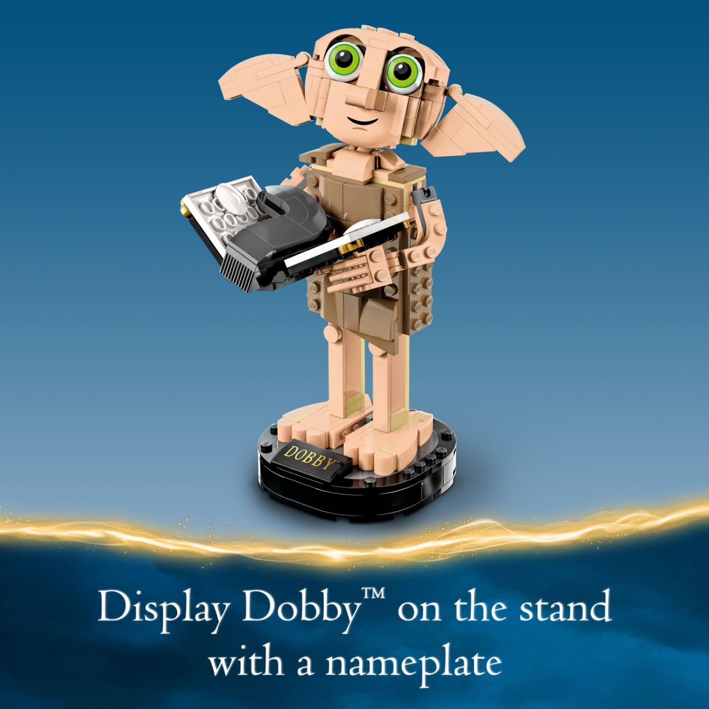 LEGO Harry Potter Dobby The House-Elf 76421 Building Set – Build & Display Beloved Character Toy for Kids 8+, Birthday Gift