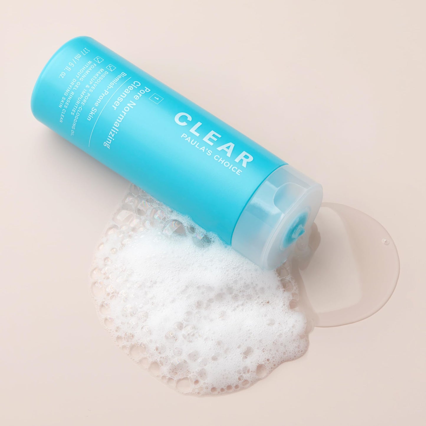 Paula's Choice CLEAR Pore Normalizing Face Cleanser – Daily Acne Wash with Salicylic Acid, Reduces Blackheads & Redness, Fragrance-Free, 6 oz