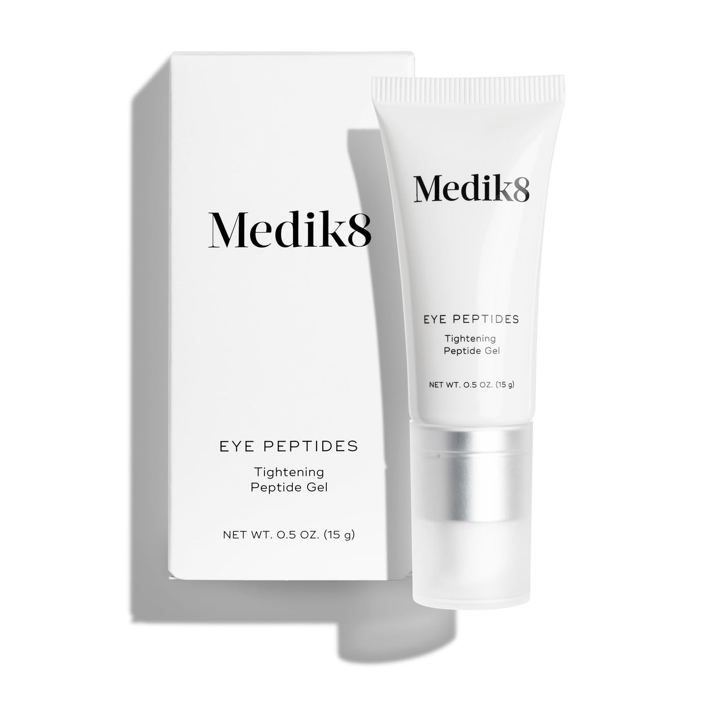 Medik8 Eye Peptides Gel - Daily Under Eye Gel - Anti Aging Serum - Hydrating Serum Gently Smooths Bags and Wrinkles - Vegan and Gluten Free - 0.5 oz