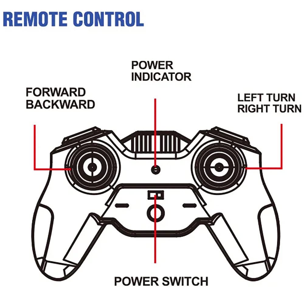 Liberty Imports RC School Bus - 2.4Ghz Remote Control Toy Bus with LED Lights, Rechargeable Electronic Vehicle for Kids