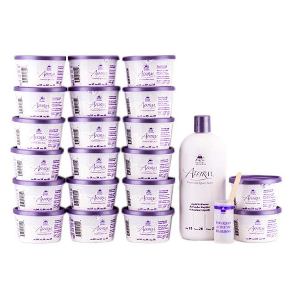 Avlon Affirm Moisture Plus Conditioning Relaxer Kit for Dry Hair & Sensitive Scalp Formula - 20 sing