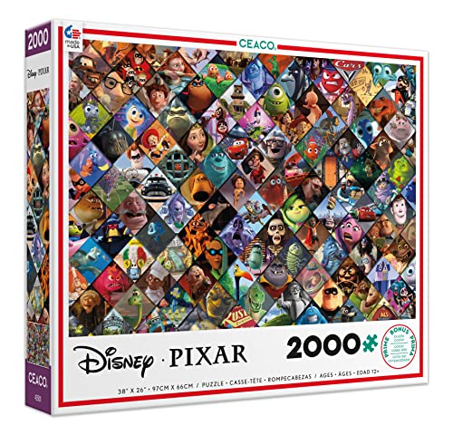 Ceaco - Disney/Pixar Clips - 2000 Piece Jigsaw Puzzle , 5"